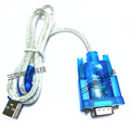 USB转RS232串口头 公头串口线 RS232转换器 9/九针 COM口 WIN7/8