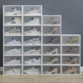 加厚防尘鞋盒收纳盒透明抽屉式鞋子收纳神器塑料鞋架省空间