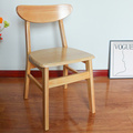 实木餐椅家用椅原木靠背凳子休闲约书桌椅餐桌椅子