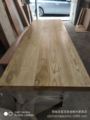 老榆木板材餐桌实木板材吧台榆木桌面楼梯踏步板实木地板厂家