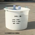 加厚100L牛筋塑料圆桶大口水桶腌菜搅拌洗澡桶发酵化工桶新Pe料