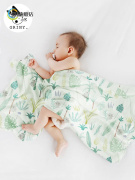 Griny婴儿纱布被子夏季薄款新生儿用品襁褓包巾初生抱被宝宝盖毯