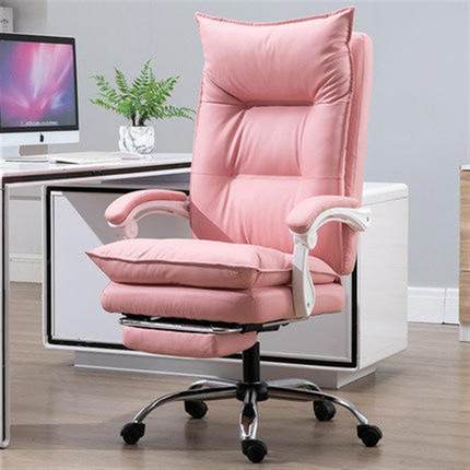 电脑椅直播家用网红女生舒适久坐粉色办公凳子靠背电竞主播用椅子