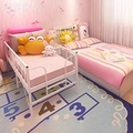 加固折叠床儿童床带护栏男孩单人床女孩公主床家用简易拼接小孩床