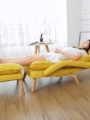 定制懒人沙发椅单人简易折叠床阳台小户型布艺躺椅贵妃简约现代网