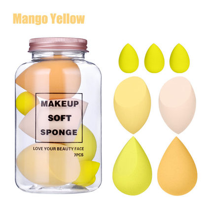 速发Makeup Blender Sponge Set-7pcs Soft Beauty Foundation Eg