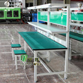 工业防静电工作台 流水线操作桌 双层车间装配实验台 带灯 组装