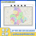 北镇市地图1.1米贴图高清街道辽宁省锦州市行政区域交通颜色划分