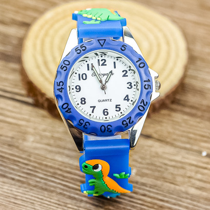 儿童手表3d可爱恐龙夜光腕表韩版时尚小朋友男女童学习时间电子表