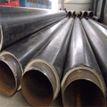 聚氨酯保温钢管预制直埋供暖热力管道大口径发泡无缝保温钢管400