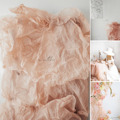 肌理感褶皱雪梨纸装饰发泡蓬松网红DIY创意造型派对婚庆布置背景