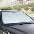 小型汽车前挡风玻璃遮阳挡车载铝箔遮阳板夏季户外防晒隔热太阳板