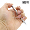日本MUJI无印良品 便携式自动铅笔铝制口袋笔 短款自动铅笔 0.5mm