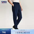 Tommy 24新款春夏男装简约刺绣抽绳腰合身针织运动卫裤DM0DM18377