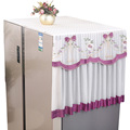 冰箱防尘盖布防灰蕾丝冰箱罩单双开门现代简约洗衣机通用2024新款
