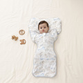 婴儿投降式睡袋宝宝春夏季抱被襁褓巾初生儿包裹防惊跳可伸袖包巾