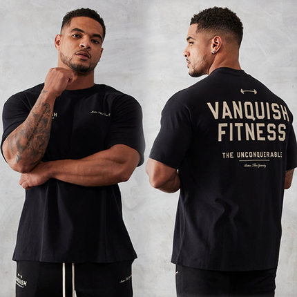 2023 black sport t-shirt for men gym workout basketball tees