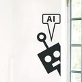 AI人工智能墙贴纸 智能图案贴纸 机器人贴纸 人工智能背景墙贴纸