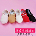 儿童女舞蹈鞋软底猫爪鞋芭蕾舞鞋跳舞鞋帆布练功鞋古典中国舞成人
