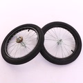 儿童自行车轮组总成12/14/16/18/20寸钢圈前轮后轮配件平衡车轮子