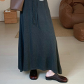 秋季保暖舒适羊绒针织半裙2023新款韩版收腰显瘦中长款半身裙女