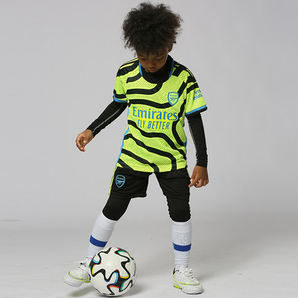 阿森纳新款足球球衣定制印号儿童足球服套装小学生运动比赛训练服