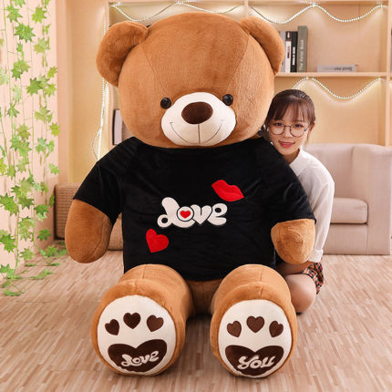 抱抱熊公仔2米泰迪熊猫女孩睡觉抱可爱毛绒玩具超大熊送女友1.6米