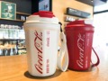 艾优GERM格沵&可口可乐联名 现货菱形咖啡杯390毫升不锈钢保温杯