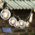 太阳能3WG40球泡LED庭院1.5W户外防雨USB充电高亮玻璃灯串4模式CE