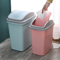 塑料家用简约现代家庭摇盖式分类垃圾桶客厅厨房卫生间办公室纸篓