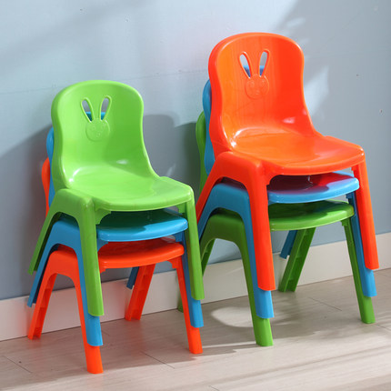儿童椅子宝宝卡通幼儿园靠背座椅简约现代塑料椅子小孩家用小凳子