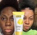 lemon facial cleanser black skin wash cream acne spot洗面奶