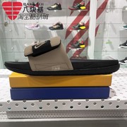 Nike耐克男鞋2024夏款可调节魔术贴一字拖舒适面包拖鞋DQ9624-004