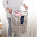衣服收纳筐脏衣篮篓桶可折叠框家用卧室简约布艺儿童玩具收纳篮