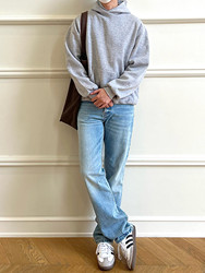 VLABMADE 美式复古毛须水洗冰蓝色直筒牛仔裤 vintage jeans 501