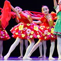 第十届小荷风采花儿那样红儿童舞蹈演出服歌唱祖国蓬蓬纱裙表演服