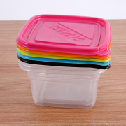 1005ml一次性餐盒水果捞塑料包装盒子透明高档创意食品外卖打包盒