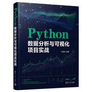 正版新书  Python数据分析与可视化项目实战 王振丽 清华大学出版社 软件工具—程序设计