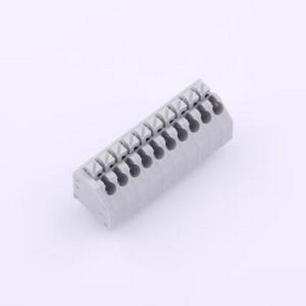 MX250-3.5-10P-A-GY01-Cu-A 弹簧式接线端子 3.5mm 每排P数:10 排