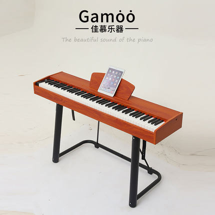 Gamoo佳慕电钢琴88键成人学生幼师通用数码真钢级重锤键便携式