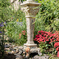 掬涵罗马柱花园装饰摆件花盆欧式雕花庭院路引景观摆设花架底座