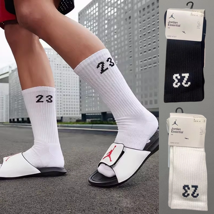 耐克袜子Air Jordan运动袜男女袜毛巾底高筒篮球袜透气长袜DA5718
