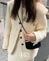 韩国女装毛呢大衣2023新款呢子西服外套洋气白色西装