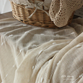 2.8米幅宽 法式日式纯色棉麻半遮光麻布料窗帘桌布手工ins面料