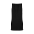 设计师品牌SUITTITUDE24春夏新款女装时髦黑色包臀长款半身长裙