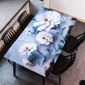 北欧餐桌垫PVC桌布防水防油简约软质塑料免洗茶几长方形家用台布