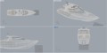 豪华游艇3D图纸 Rhinoceros设计 3dm格式 附IGS X_T STEP格式