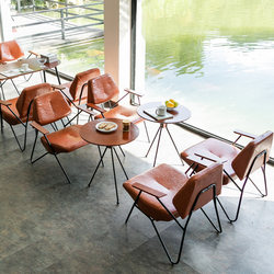 咖啡馆桌椅组合 铁艺椅子 西餐厅沙发网红咖啡椅咖啡店桌椅组合