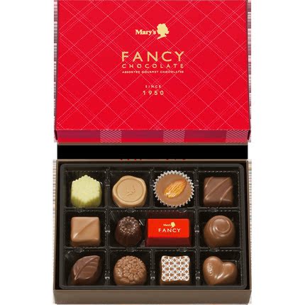 日本代购玛丽mary s Fancy chocolate巧克力圣诞盲盒12/24/40跳跳