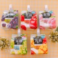 日本本土代购Tarami蒟蒻魔芋果汁低卡果冻白桃芒果吸吸乐零食150g